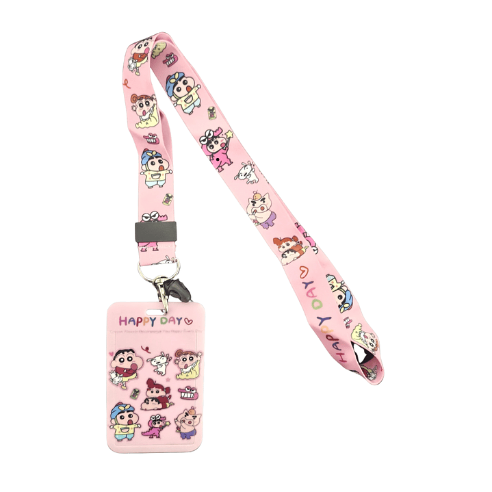 Portacredencial + Lanyard Shin Chan Anime 1
