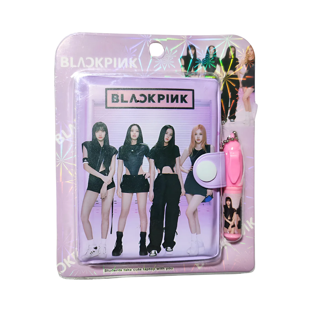 Mini Libreta + Lápiz Diseño Blackpink Kpop 2