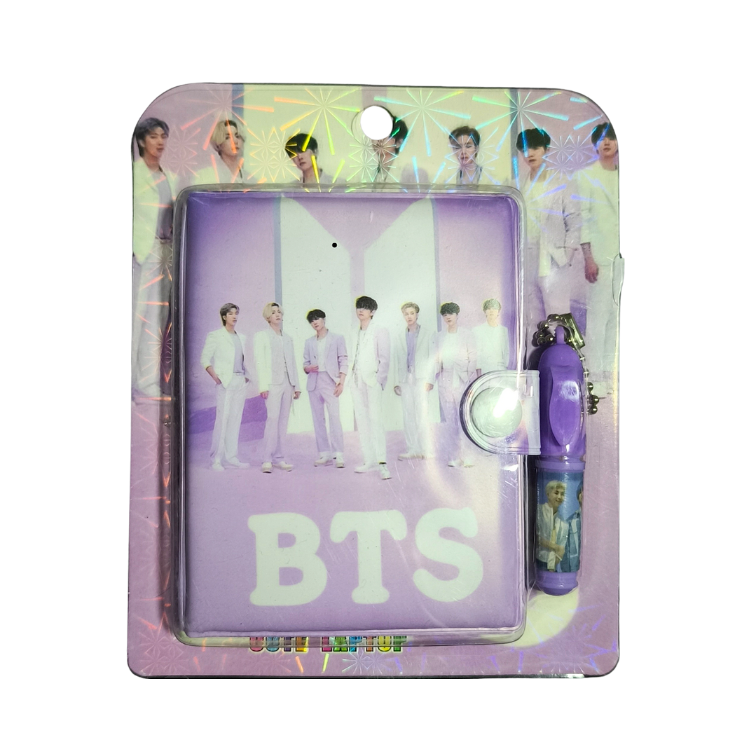 Mini Libreta + Lápiz Diseño BTS BT21 Kpop 2