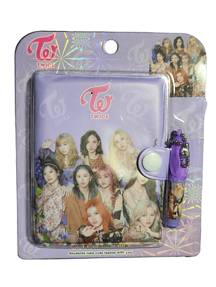 Mini Libreta + Lápiz Diseño Twice Kpop