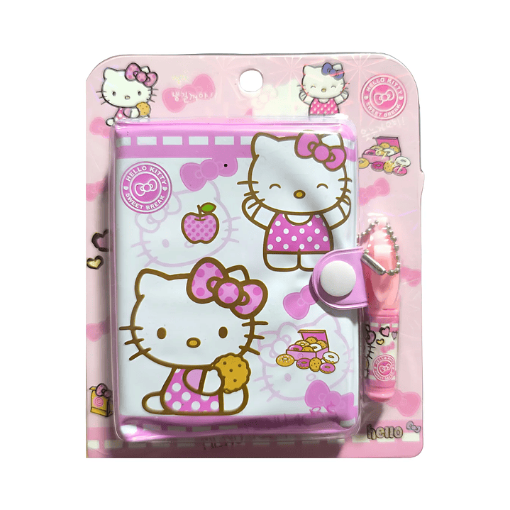 Mini Libreta + Lápiz Diseño Hello Kitty Kawaii 1