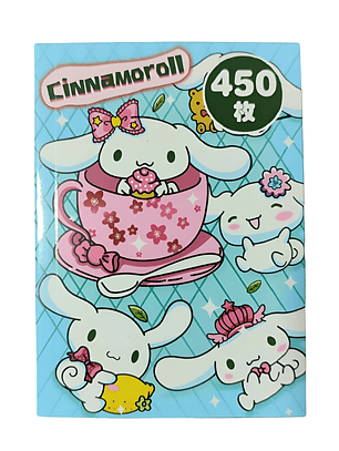 Libreta De 450 Stickers Diseño Cinnamoroll Kawaii