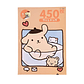 Libreta De 450 Stickers Diseño Pompompurin Kawaii - Miniatura 1