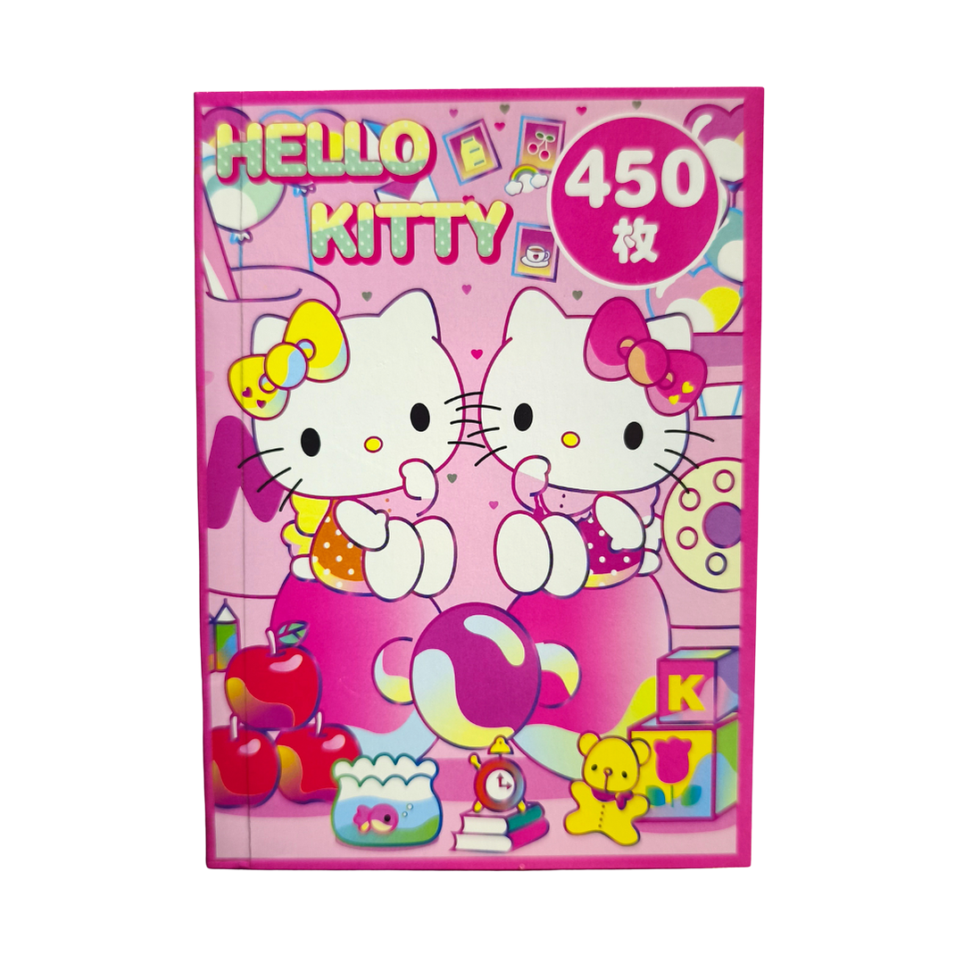 Libreta De 450 Stickers Diseño Hello Kitty Kawaii 1