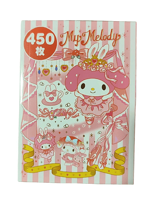 Libreta De 450 Stickers Diseño My Melody Kawaii