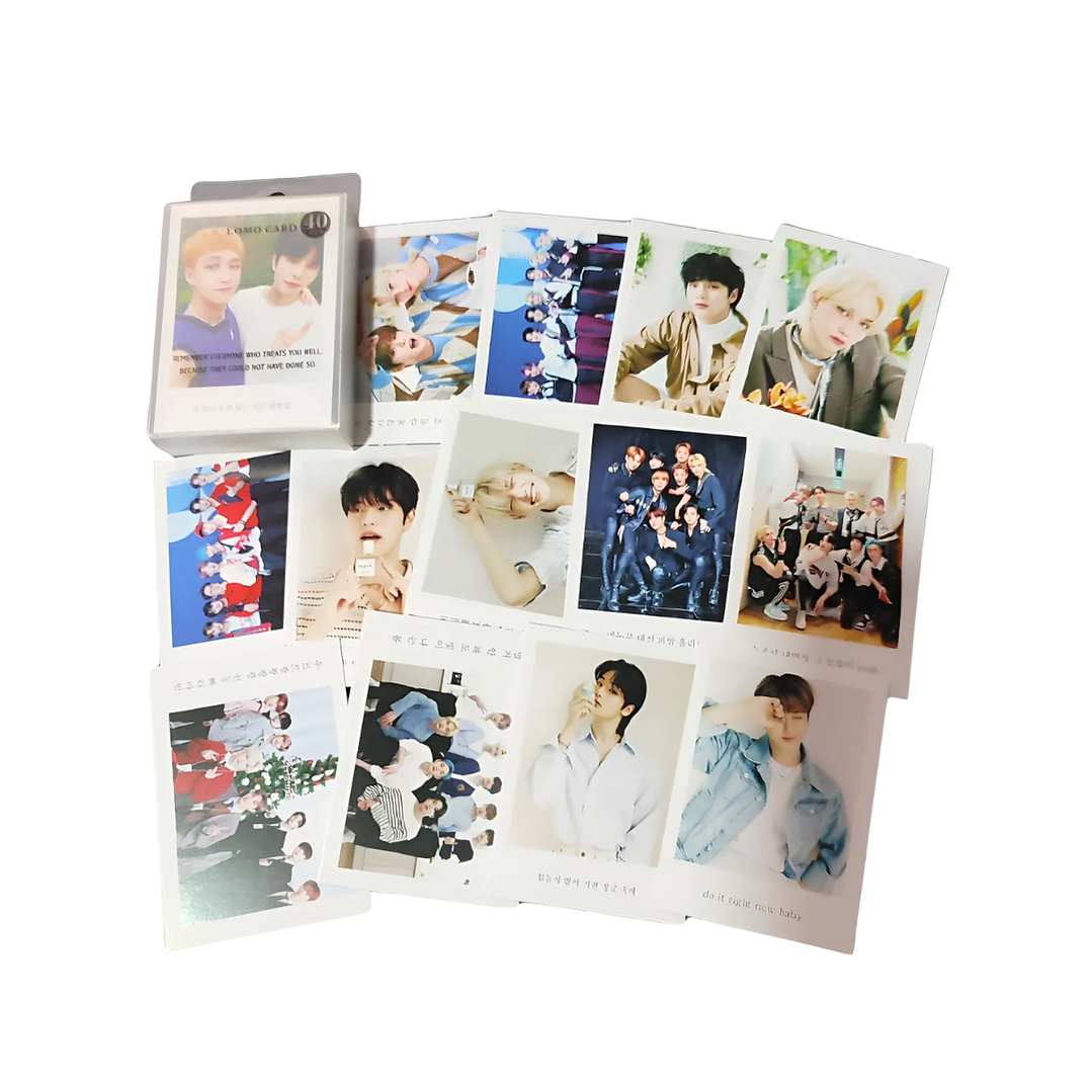 Set 40 Photocards Simples Lomo Card Diseño Stray Kids Kpop 1