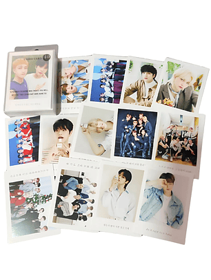 Set 40 Photocards Simples Lomo Card Diseño Stray Kids Kpop