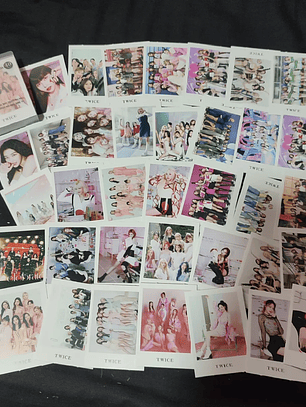Set 40 Photocards Simples Lomo Card Diseño Twice Kpop