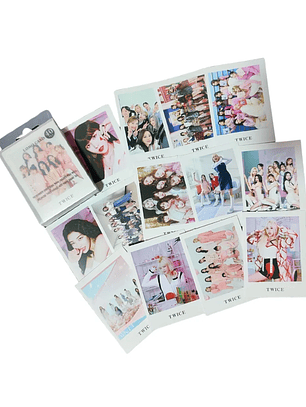 Set 40 Photocards Simples Lomo Card Diseño Twice Kpop