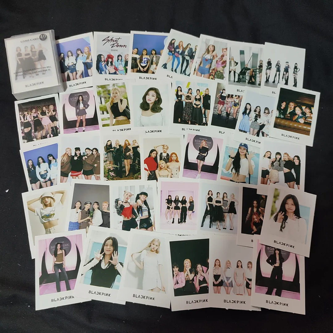 Set 40 Photocards Simples Lomo Card Diseño Blackpink Kpop 2