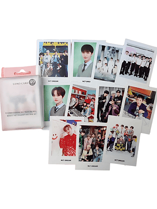Set 40 Photocards Simples Lomo Card Diseño NCT Dream Kpop