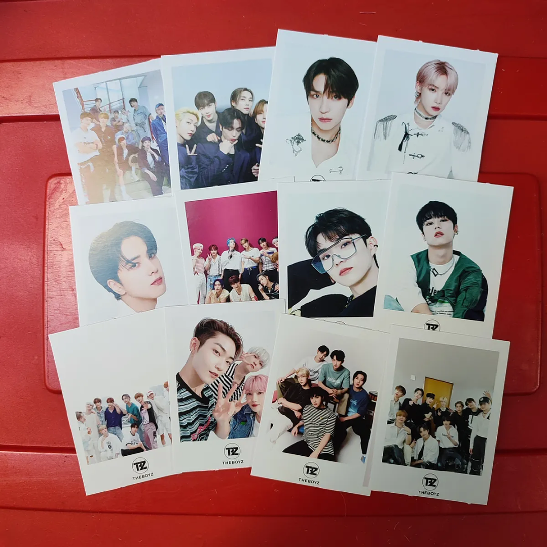 Set 40 Photocards Simples Lomo Card Diseño The Boyz Kpop 2