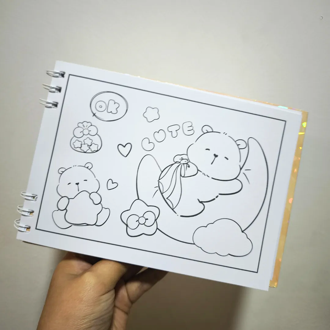 Libro Para Colorear Diseño Capybara Tapa Dura 48 Ilustraciones 4