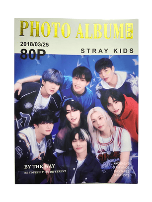 Revista Photobook Stray Kids Skz Kpop Boygroup (80 Páginas)