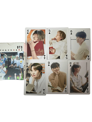 Set de Cartas Poker Naipe Juego Mesa Diseño BTS Kpop