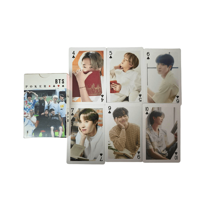 Set de Cartas Poker Naipe Juego Mesa Diseño BTS Kpop 1