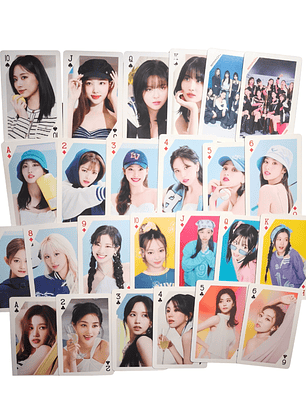 Set de Cartas Poker Naipe Juego Mesa Diseño Twice Kpop