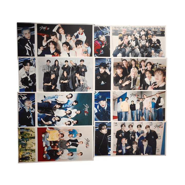 Set Caja De 30 Postales/Fotos Diseño Stray Kids Kpop Boygroup 3