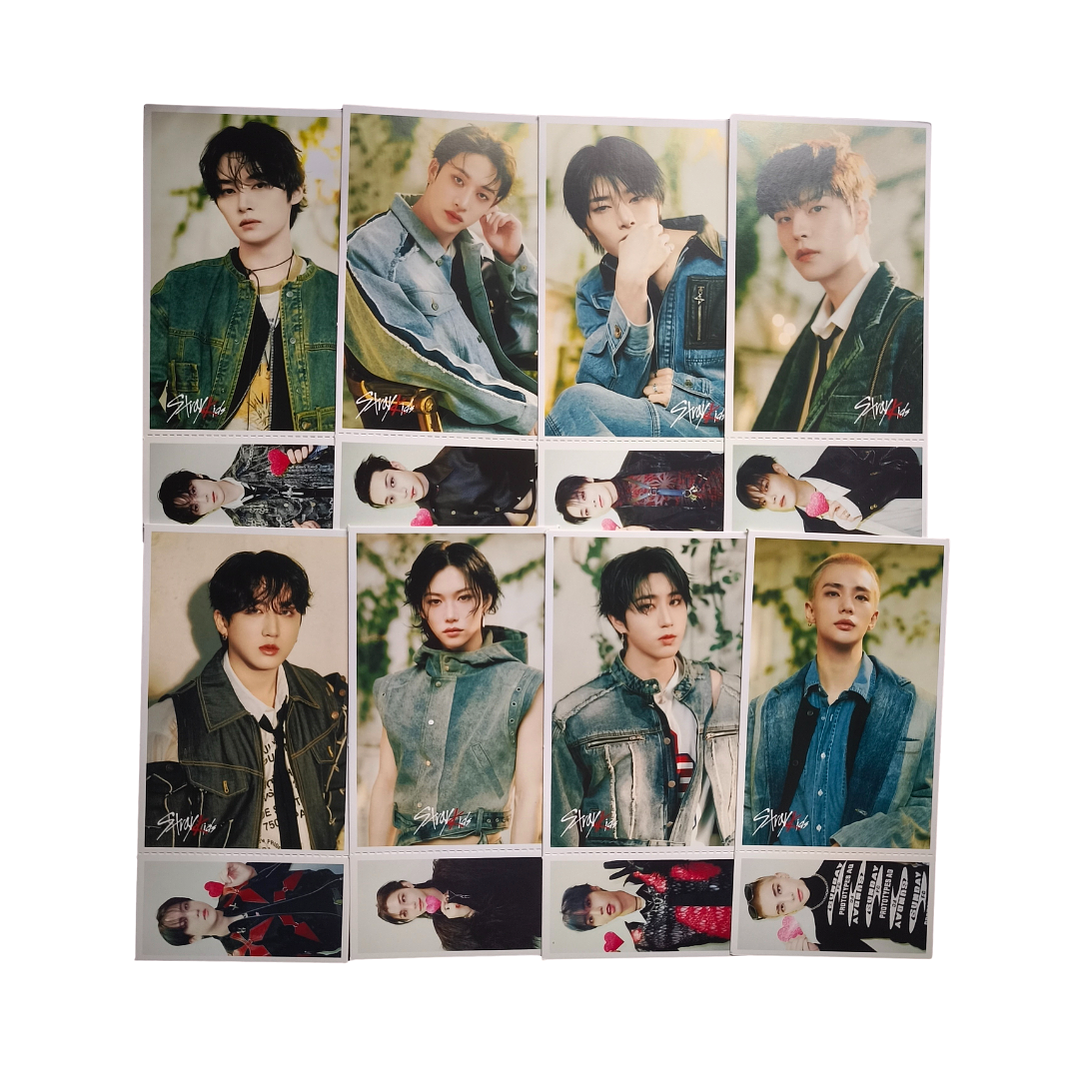 Set Caja De 30 Postales/Fotos Diseño Stray Kids Kpop Boygroup 2