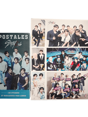 Set Caja De 30 Postales/Fotos Diseño Stray Kids Kpop Boygroup