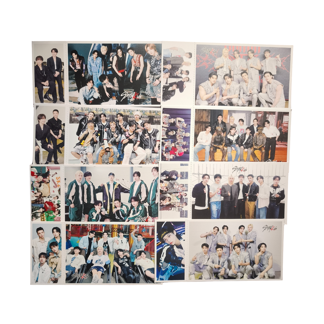 Set Caja De 30 Postales/Fotos Diseño Stray Kids Kpop Boygroup 4