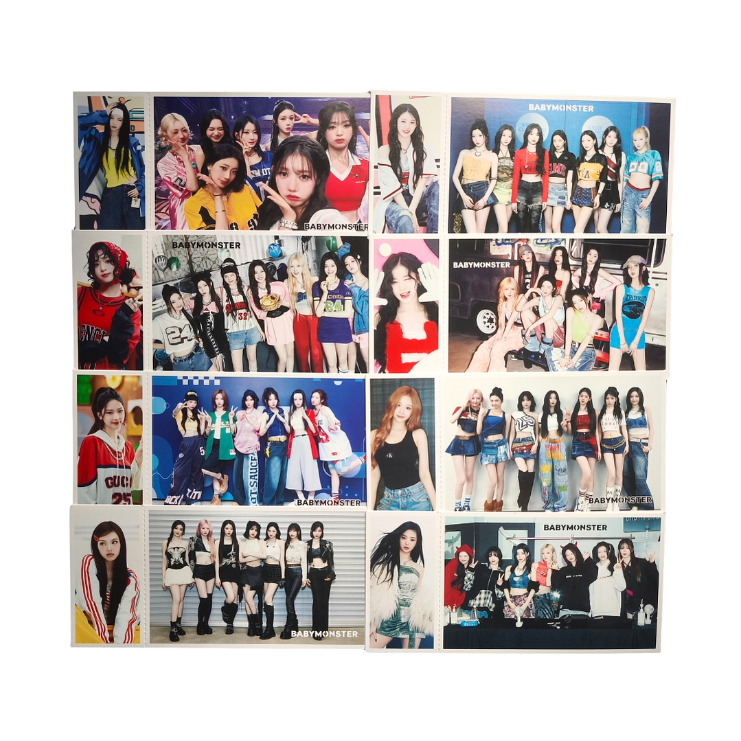 Set Caja De 30 Postales/Fotos Diseño Baby Monster Kpop Girlgroup 2