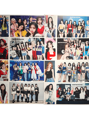 Set Caja De 30 Postales/Fotos Diseño Baby Monster Kpop Girlgroup