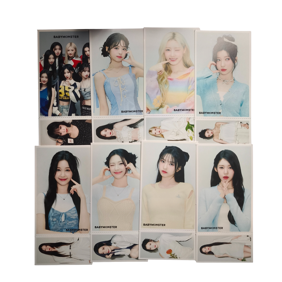 Set Caja De 30 Postales/Fotos Diseño Baby Monster Kpop Girlgroup 3