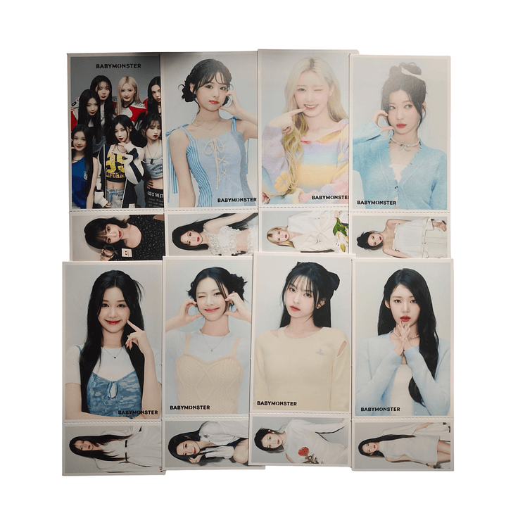 Set Caja De 30 Postales/Fotos Diseño Baby Monster Kpop Girlgroup 3
