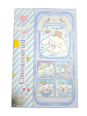 Libreta Planner Tapa Dura Hello Kitty y Amigos Kawaii