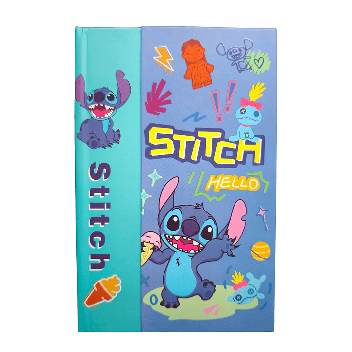 Libreta Planner Tapa Dura Stitch Kawaii 3