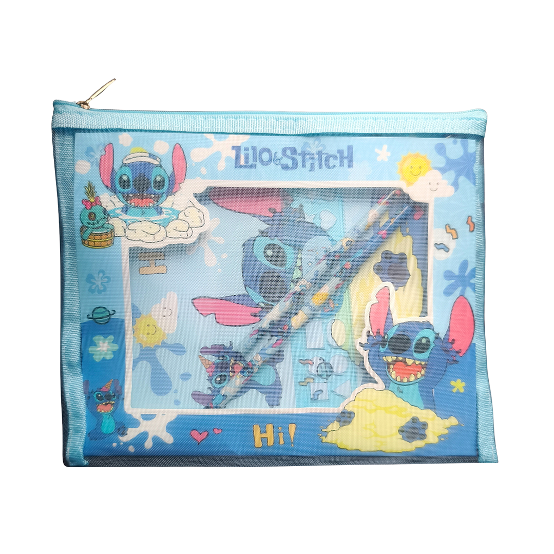 Set Escolar Stitch Disney Papelería Kawaii 1
