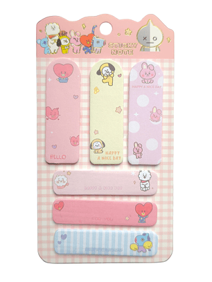 Notas Adhesivas Diseño BTS BT21 Kpop