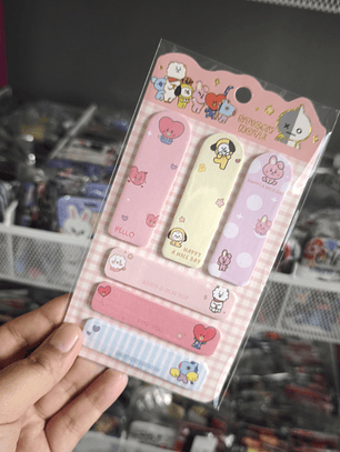 Notas Adhesivas Diseño BTS BT21 Kpop