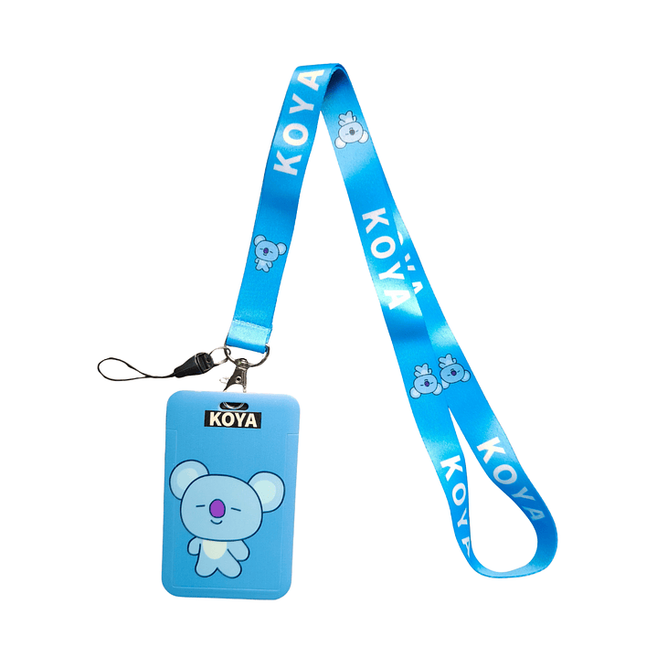 Portacredencial + Lanyard BTS BT21 Kpop Bangtan Boygroup 4