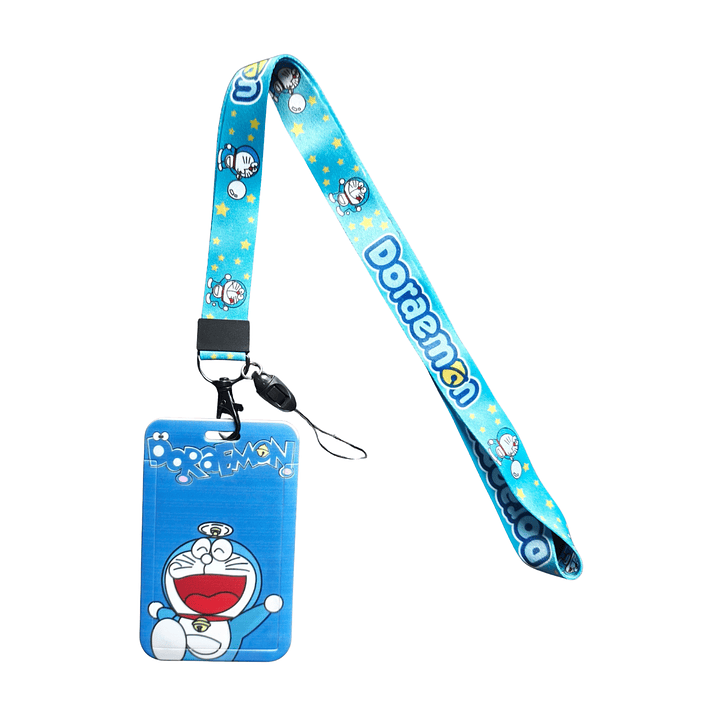 Portacredencial + Lanyard Doraemon Anime 1