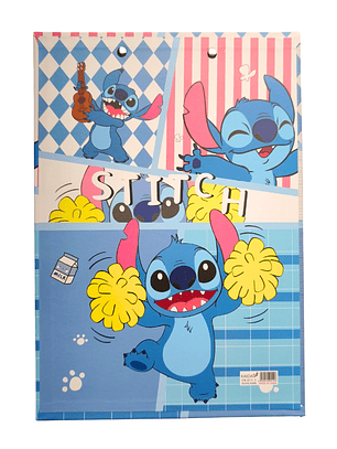 Tabla Portapapel Sujeta papel Con Clip Metalico Diseño Stitch