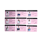 Set 9 Tarjetas Plásticas ID Card Diseño Twice Kpop - Miniatura 1