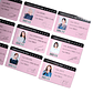 Set 9 Tarjetas Plásticas ID Card Diseño Twice Kpop - Miniatura 2
