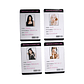Set 4 Tarjetas Plásticas ID Card Diseño Blackpink Kpop - Miniatura 1