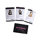 Set 4 Tarjetas Plásticas ID Card Diseño Blackpink Kpop - Miniatura 2