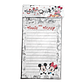 Set Esquela Block de Notas Diseño Mickey Mouse & Minnie Mouse - Miniatura 1