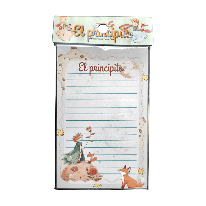 Set Esquela Block de Notas Diseño El Principito 1