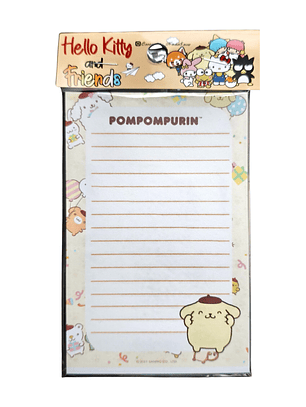Set Esquela Block de Notas Diseño Pompompurin Kawaii