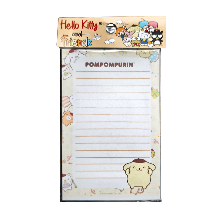 Set Esquela Block de Notas Diseño Pompompurin Kawaii 1