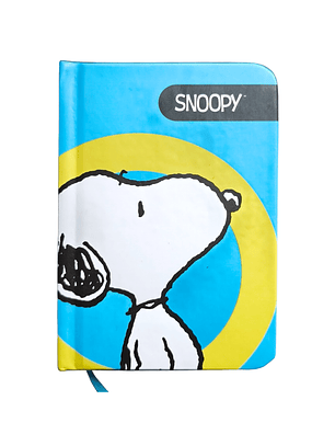 Mini Libreta Agenda Snoopy Tapa Dura A7 11x8cm