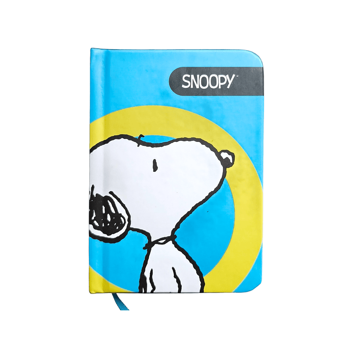 Mini Libreta Agenda Snoopy Tapa Dura A7 11x8cm 1