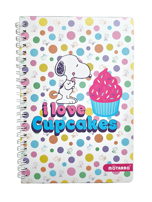 Libreta Anillada Diseño Snoopy 21cm*14cm