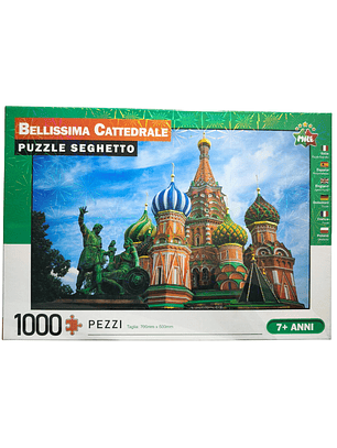Puzzle Rompecabezas 1000 Piezas Catedral De San Basilio Rusia 50x70cm