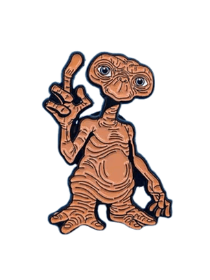Pin Broche ET El Extraterrestre Película Prendedor Metálico